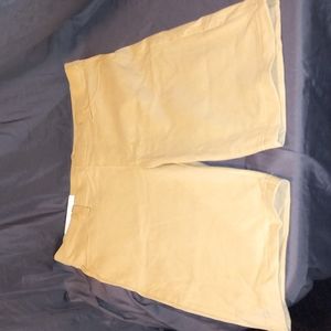 Serra Tan Stretch Bermuda Jegginhs Shorts sz M 8 10